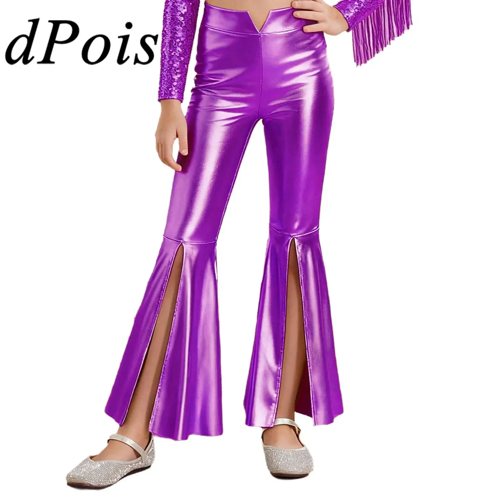 Детские модные брюки-клеш с разрезом для девочек, расклешенные брюки, костюм для джазового танца, детские брюки-клеш
Детские модные брюки-клеш с разрезом для девочек, расклешенные брюки, костюм для джазового танца, детские брюки-клеш