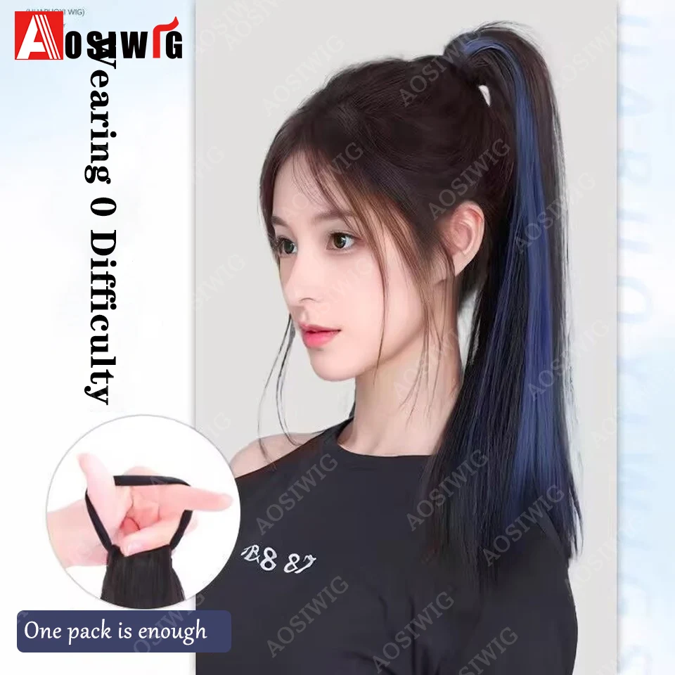 Синтетический длинный прямой хвост Y2K с эластичной резинкой, термостойкий, для девочек, имитирующий натуральные волосы
Синтетический длинный прямой хвост Y2K с эластичной резинкой, термостойкий, для девочек, имитирующий натуральные волосы