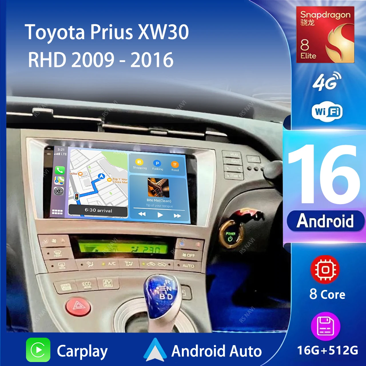 Android 16 Carplay DSP WIFI+4G Car Radio Multimedia Player For Toyota Prius XW30 2009-2016 RHD Autoradio Stereo 2din Head Unit
Android 16 Carplay DSP WIFI+4G Car Radio Multimedia Player For Toyota Prius XW30 2009-2016 RHD Autoradio Stereo 2din Head Unit