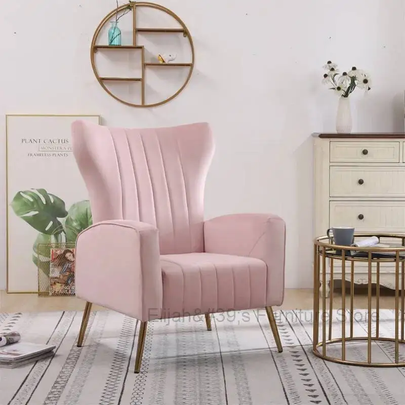 Personal Pink Armchair Leather Single Minimalist Backrest Lounge Chair Sofa Modern Accent Sillas De Comedor Home Decor SY50LC
Personal Pink Armchair Leather Single Minimalist Backrest Lounge Chair Sofa Modern Accent Sillas De Comedor Home Decor SY50LC