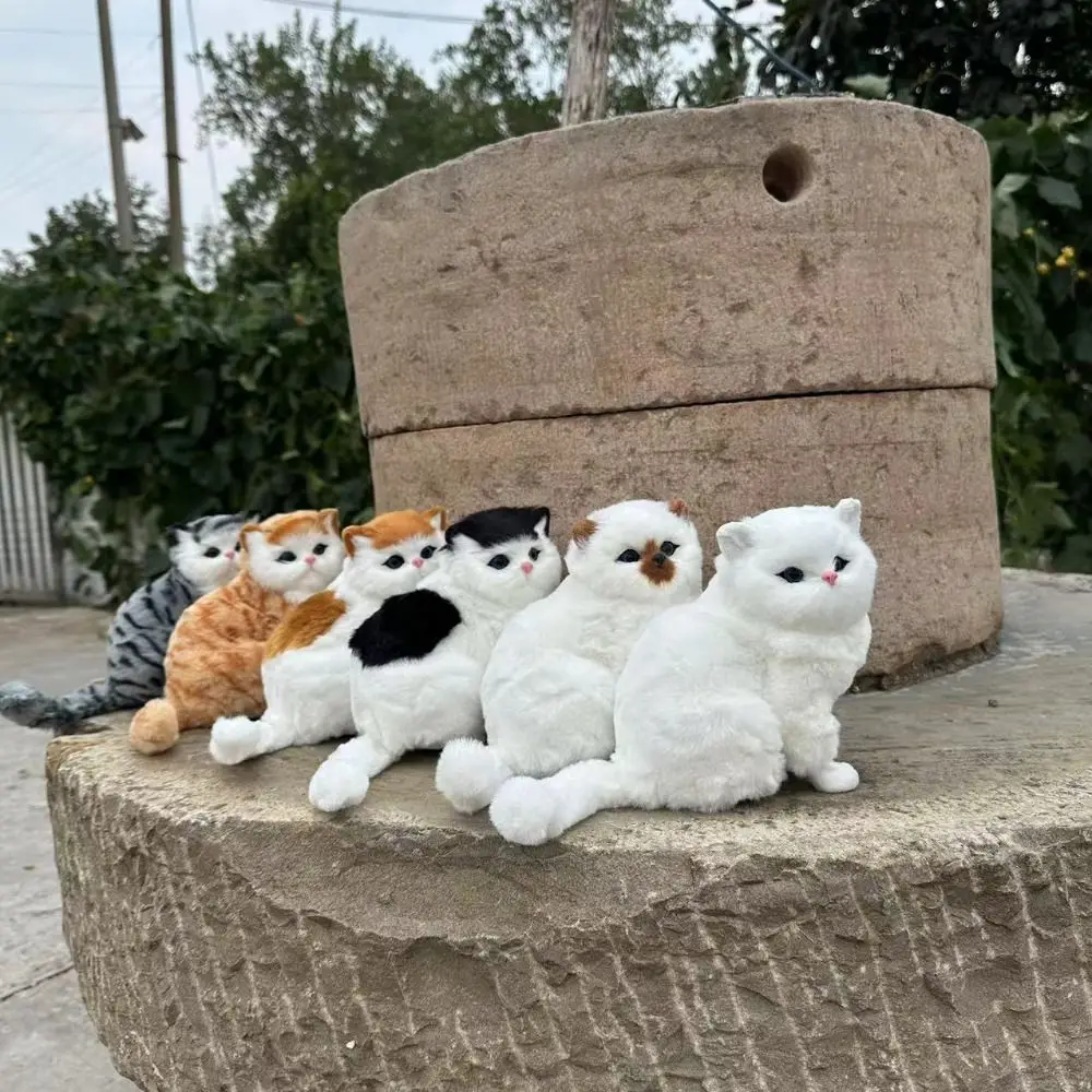 3D Eyes Simulation Furry Hanging Cat Animal Sitting Posture Realistic Cat Stuffed Doll Lifelike Soft Lifelike Cat Plush Toy
3D Eyes Simulation Furry Hanging Cat Animal Sitting Posture Realistic Cat Stuffed Doll Lifelike Soft Lifelike Cat Plush Toy