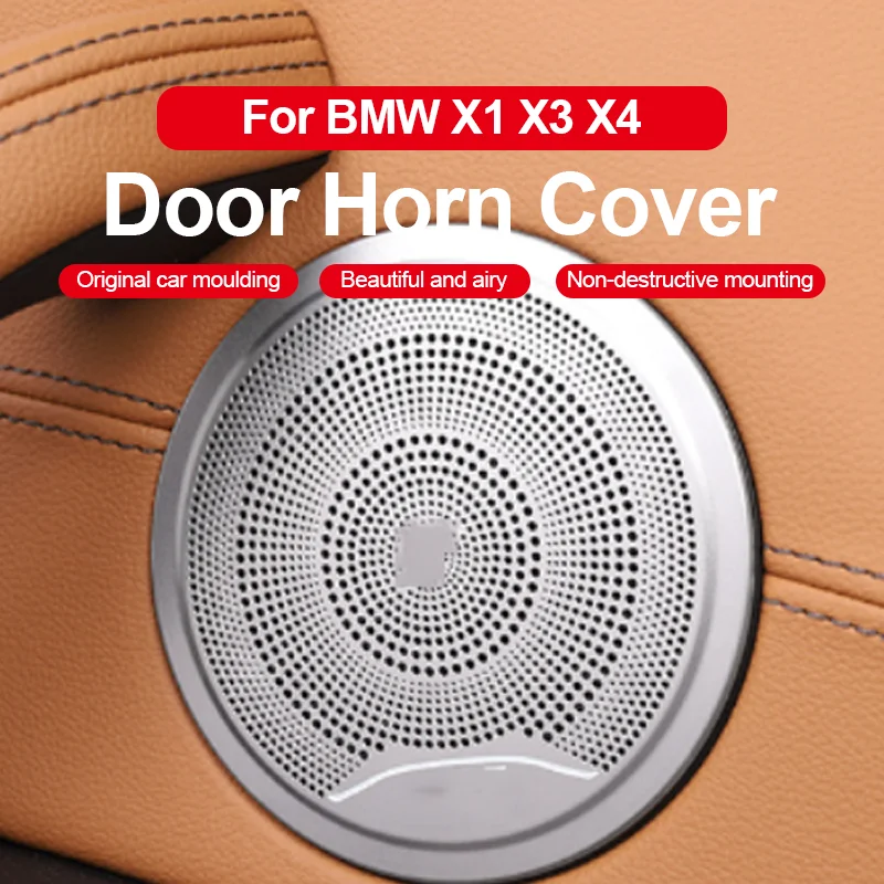 for BMW 3 4 Series F30 F35 3GT F32 F33 F36 X1 X3 G01 X4 G02 Car Gate Door Loudspeaker Pad Audio Speaker Cover Trim Frame Sticker
for BMW 3 4 Series F30 F35 3GT F32 F33 F36 X1 X3 G01 X4 G02 Car Gate Door Loudspeaker Pad Audio Speaker Cover Trim Frame Sticker
