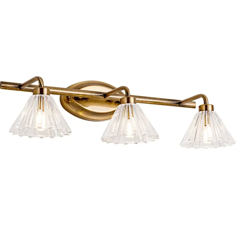 Vintage Led Wall Light Bronze Clear Lampshade Wall Lamp Bathroom Lamp 2heads 4heads For Mirror Glass Cover Indoor Light
Vintage Led Wall Light Bronze Clear Lampshade Wall Lamp Bathroom Lamp 2heads 4heads For Mirror Glass Cover Indoor Light