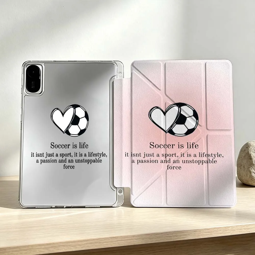 Cartoon Soccer Pattern Soft For Xiaomi Mi Pad 8 7 6 5 Pro Redmi Pad SE 2 Poco Pad Foldable 3Y Tablet Case
Cartoon Soccer Pattern Soft For Xiaomi Mi Pad 8 7 6 5 Pro Redmi Pad SE 2 Poco Pad Foldable 3Y Tablet Case