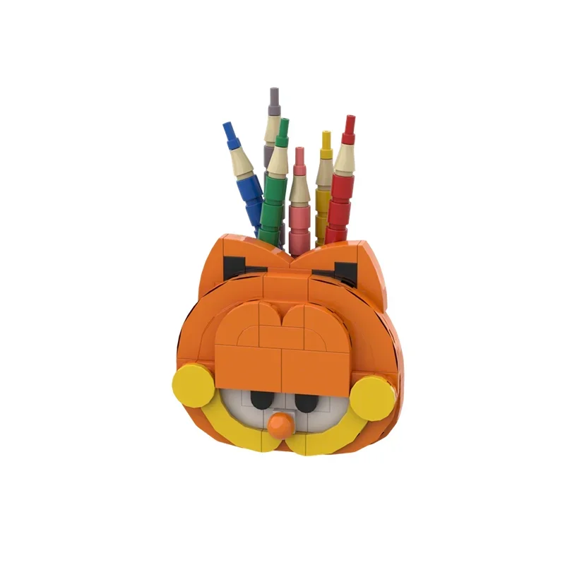 137pcs MOC PENCIL POT GARFIELD Creator Model Building Toys Blocks Construction DIY Christmas Gifts Education Creative Idea
137pcs MOC PENCIL POT GARFIELD Creator Model Building Toys Blocks Construction DIY Christmas Gifts Education Creative Idea