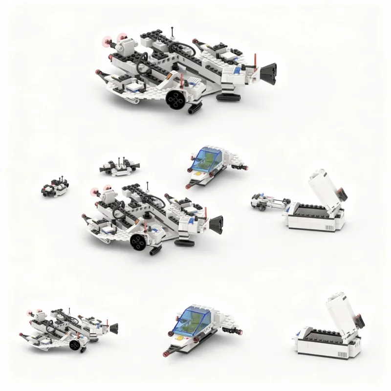 303pcs MOC Chronohauler 9 Space Futuron Model Building Blocks Architecture Creative Education Toy Christmas Gifts Brick Kids
303pcs MOC Chronohauler 9 Space Futuron Model Building Blocks Architecture Creative Education Toy Christmas Gifts Brick Kids