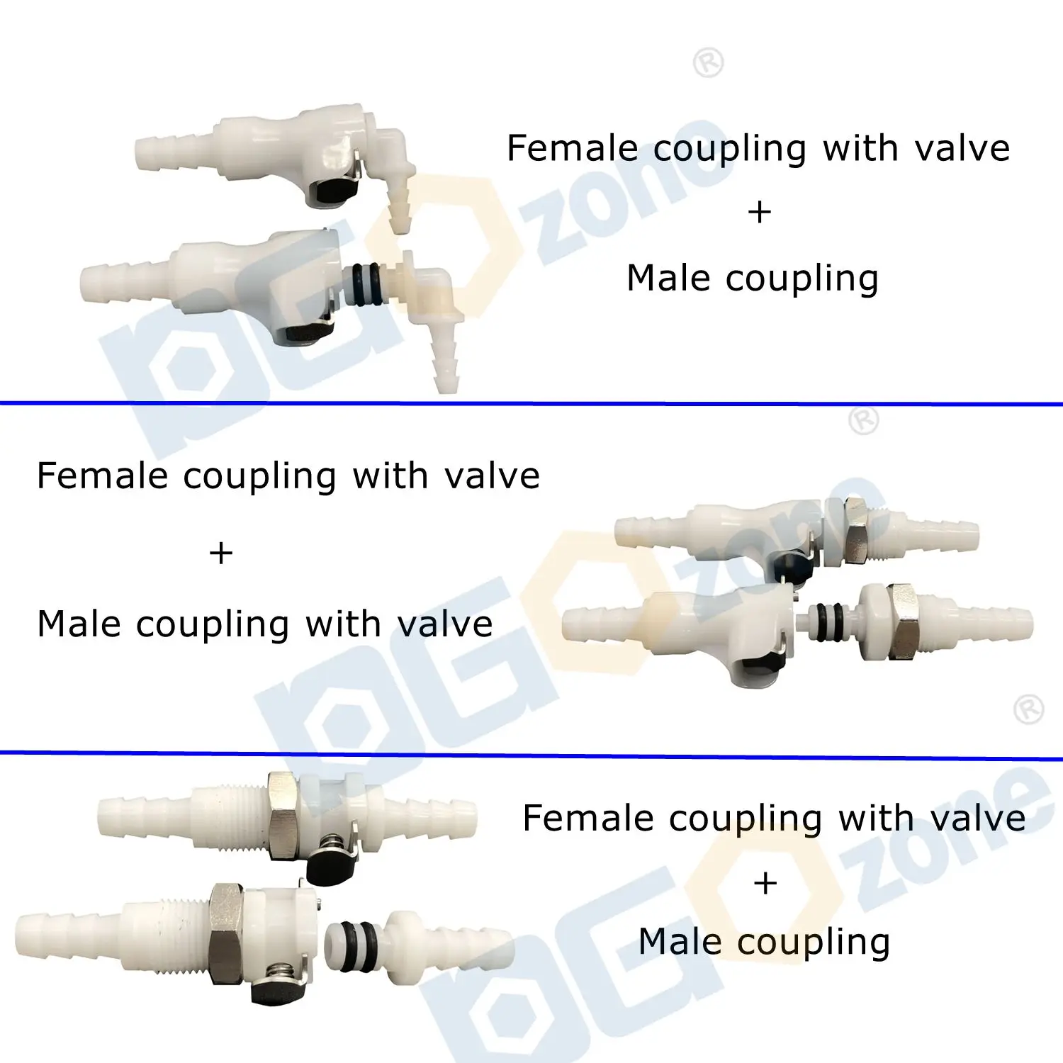 Male quick plastic connector with small hole for hose panel mounting 1/8", 3/16", 1/4" Quick disconnect fitting Insert DGOzone
Male quick plastic connector with small hole for hose panel mounting 1/8", 3/16", 1/4" Quick disconnect fitting Insert DGOzone