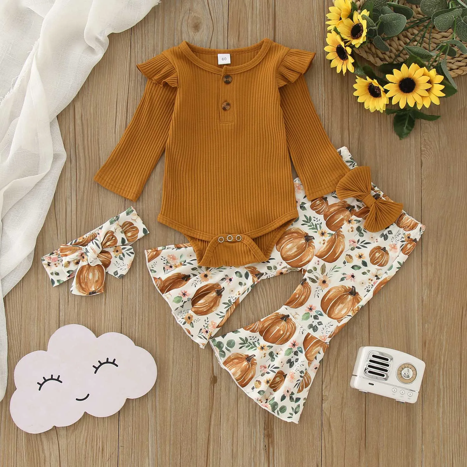 Taking Home Baby Girl Outfit Infant Girls Long Sleeve Ribbed Romper Bodysuit Pumpkin Floral Prints Long Sleeve Bodysuit Baby
Taking Home Baby Girl Outfit Infant Girls Long Sleeve Ribbed Romper Bodysuit Pumpkin Floral Prints Long Sleeve Bodysuit Baby