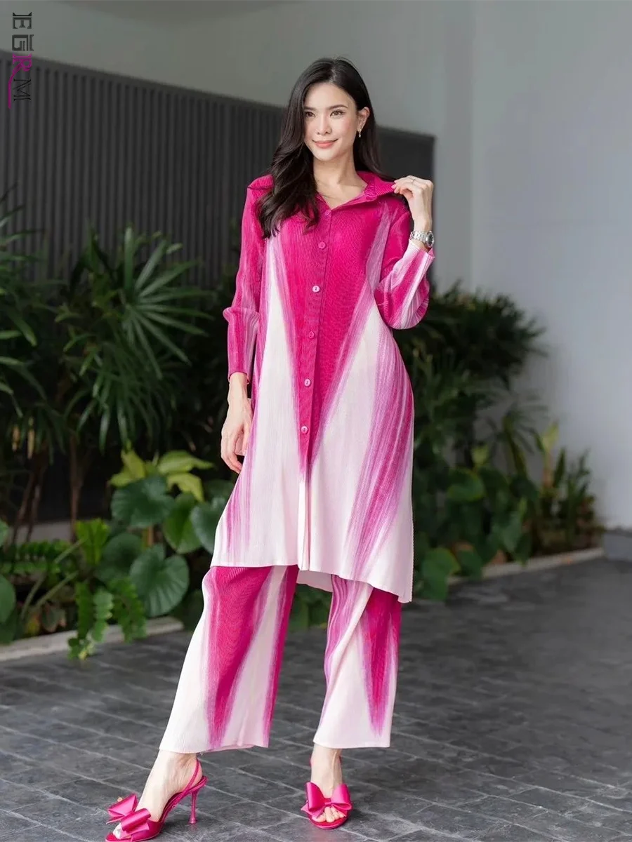 EGRM Large Size Pleated 2 Piece Sets 2024 New Long Sleeved Tops & Versatile Wide Leg Pants Loose Casual Women's Clothing 3EG0816
EGRM Large Size Pleated 2 Piece Sets 2024 New Long Sleeved Tops & Versatile Wide Leg Pants Loose Casual Women's Clothing 3EG0816