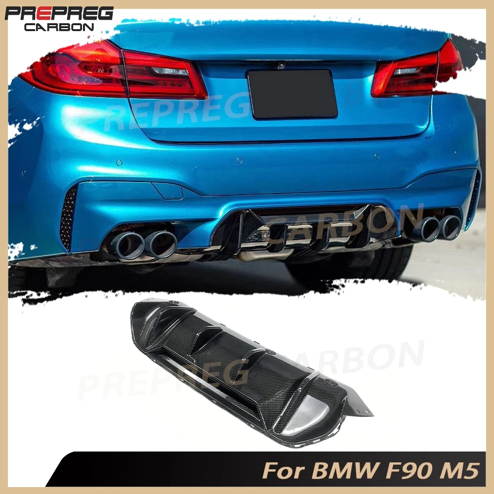 5 Series Carbon Fiber Rear Bumper Lip Diffuser Spoiler for BMW F90 M5 2017 2018 2019 P Style FRP Bumper Guard
5 Series Carbon Fiber Rear Bumper Lip Diffuser Spoiler for BMW F90 M5 2017 2018 2019 P Style FRP Bumper Guard