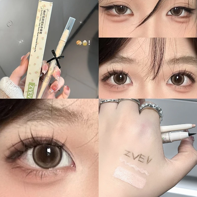 Dual Head Aegyo Sal Pen Glossy and Matte Highlight Contour Lower Eye Line 2 in 1 Shadow Eyeliner Waterproof Smudge Proof
Dual Head Aegyo Sal Pen Glossy and Matte Highlight Contour Lower Eye Line 2 in 1 Shadow Eyeliner Waterproof Smudge Proof