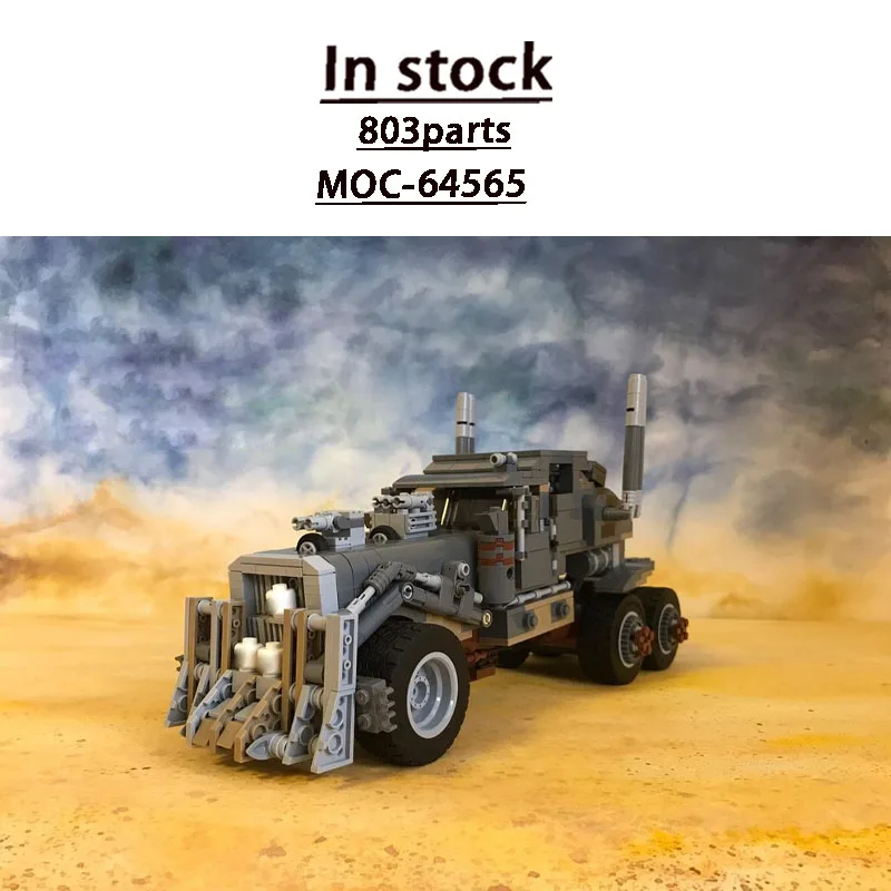 MOC-64565 New Urban Military Exclusive Truck Building Block Model 803 Parts Boys Children's Birthday Building Block Toy Gift
MOC-64565 New Urban Military Exclusive Truck Building Block Model 803 Parts Boys Children's Birthday Building Block Toy Gift