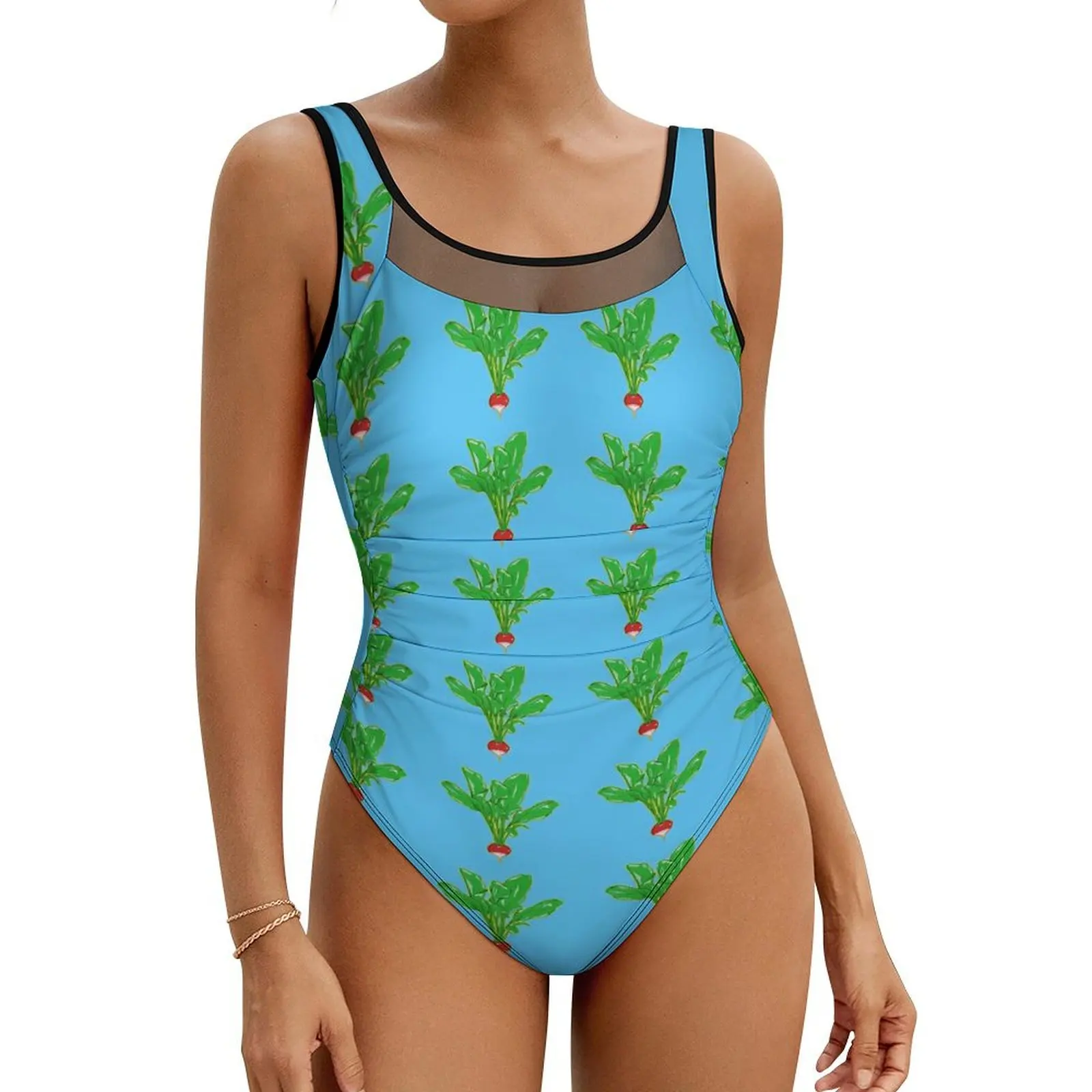 Radishes Swimsuit Sexy Vegetable Print Ladies Swimwear One-Piece Aesthetic Bodysuit Holiday Swim Push Up High Cut Monokini
Radishes Swimsuit Sexy Vegetable Print Ladies Swimwear One-Piece Aesthetic Bodysuit Holiday Swim Push Up High Cut Monokini