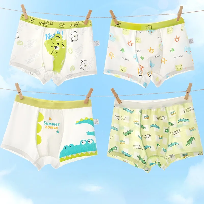 4PCS Thin Mesh Breathable Panties for Boy Soft Comfort Antibacterial Knickers 3+y Young Child Clothing Kid Cute Print Underwear
4PCS Thin Mesh Breathable Panties for Boy Soft Comfort Antibacterial Knickers 3+y Young Child Clothing Kid Cute Print Underwear