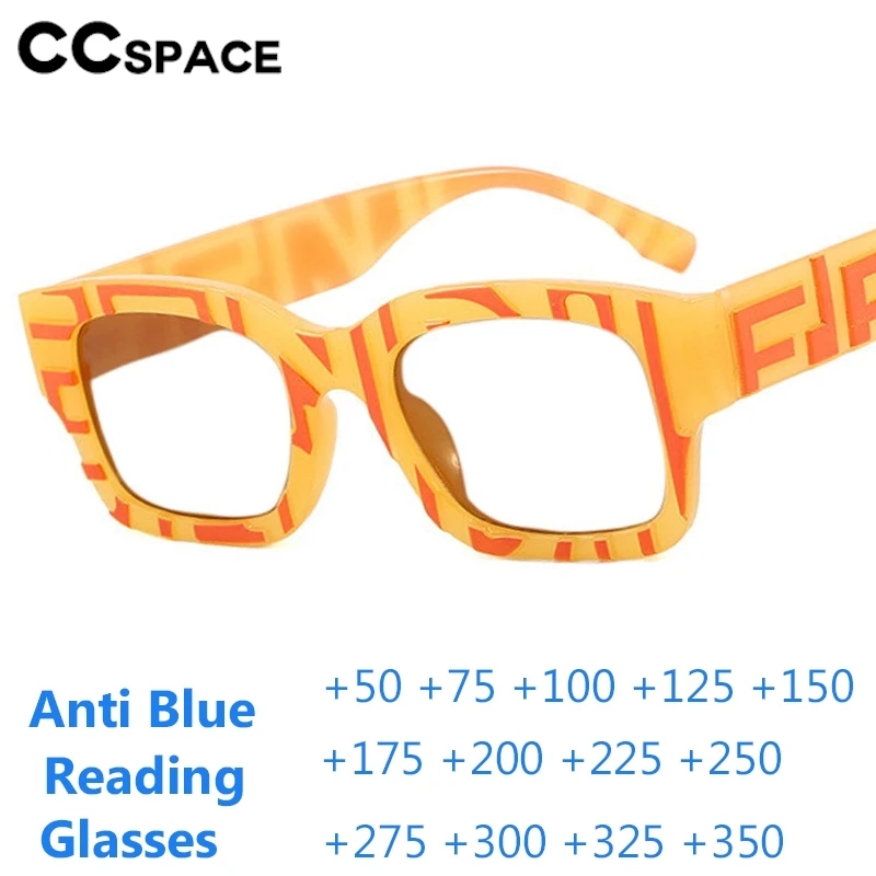 Trendy Square Resin Anti Blue Light Reading Glasses Fashion Stripe Optical Presbyopic Spectacles Custom Diopter +50~+600 #303566
Trendy Square Resin Anti Blue Light Reading Glasses Fashion Stripe Optical Presbyopic Spectacles Custom Diopter +50~+600 #303566