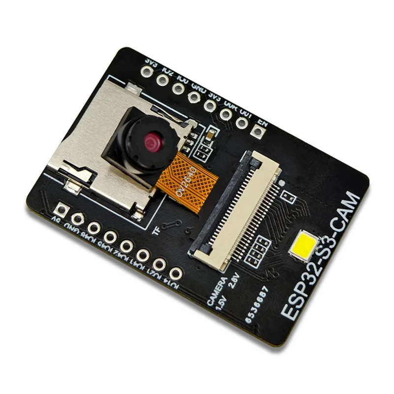A29F-ESP32-S3-CAM Модуль камеры ESP32 CAM Wi-Fi Bluetooth Макетная плата с модулем 2MP OV2640
A29F-ESP32-S3-CAM Модуль камеры ESP32 CAM Wi-Fi Bluetooth Макетная плата с модулем 2MP OV2640
