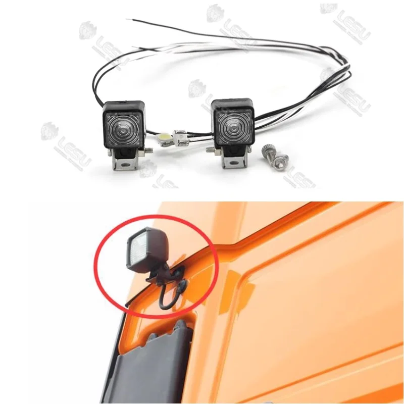 1/14 RC Truck White Spotlight S-1231 Field Palace Trap LED Light Equipment Rack Truck DIY Upgrade Accessory Toy
1/14 RC Truck White Spotlight S-1231 Field Palace Trap LED Light Equipment Rack Truck DIY Upgrade Accessory Toy