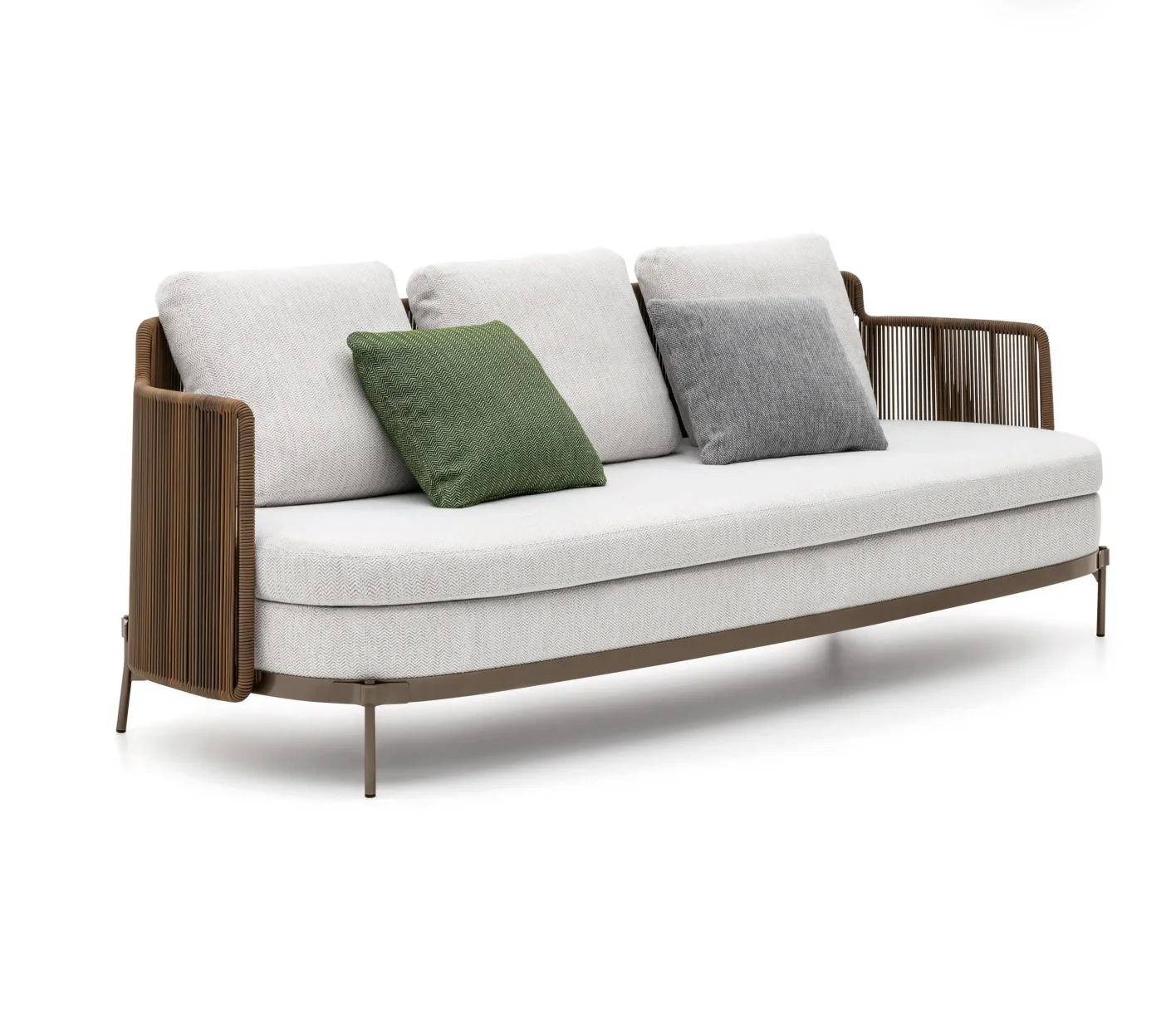 Tape Cord Outdoor 3 Seat Sofa Stainless Steel Frame PE Wicker Rattan Sofa Outdoor Furniture
Tape Cord Outdoor 3 Seat Sofa Stainless Steel Frame PE Wicker Rattan Sofa Outdoor Furniture