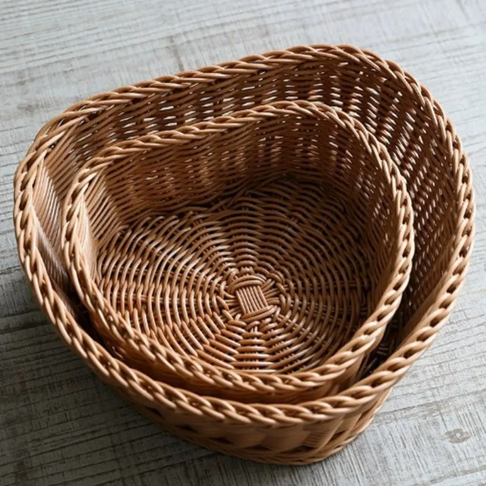 Hardness Imitation Rattan Wicker Basket Household 9 Styles Round Storage Box Cosmetic House Kitchen Supplies Handwoven
Hardness Imitation Rattan Wicker Basket Household 9 Styles Round Storage Box Cosmetic House Kitchen Supplies Handwoven