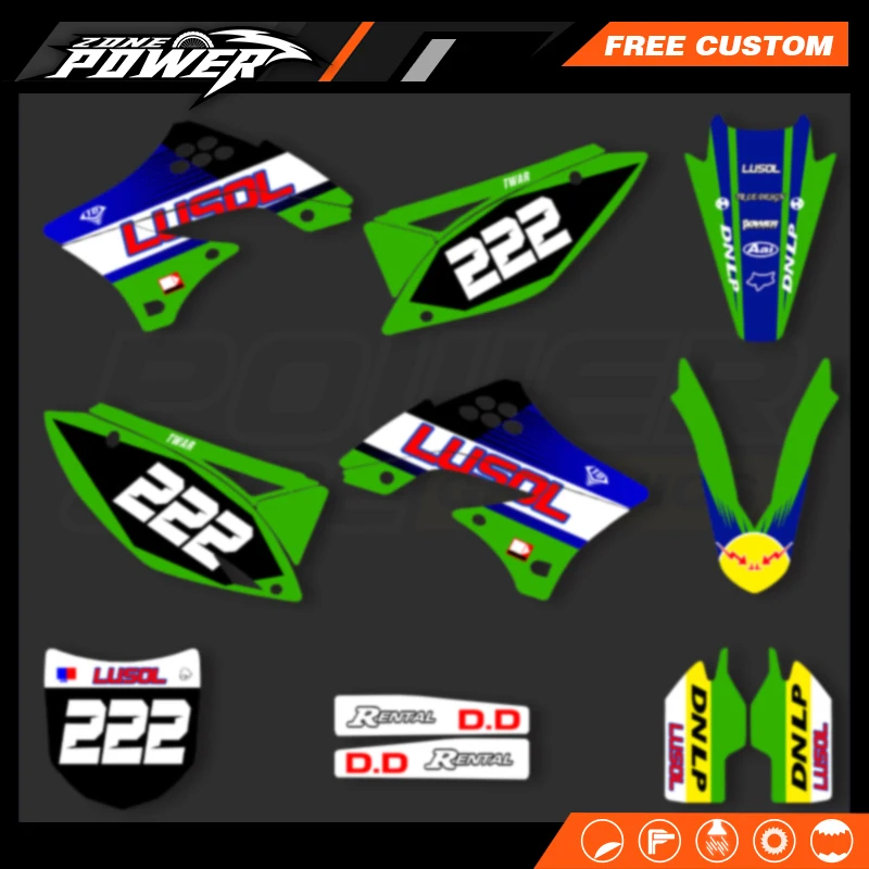 Powerzone Motorcross Graphics Decal Stickers Kits for KAWASAKI KXF450 KXF 450 2009 2010 2011
Powerzone Motorcross Graphics Decal Stickers Kits for KAWASAKI KXF450 KXF 450 2009 2010 2011
