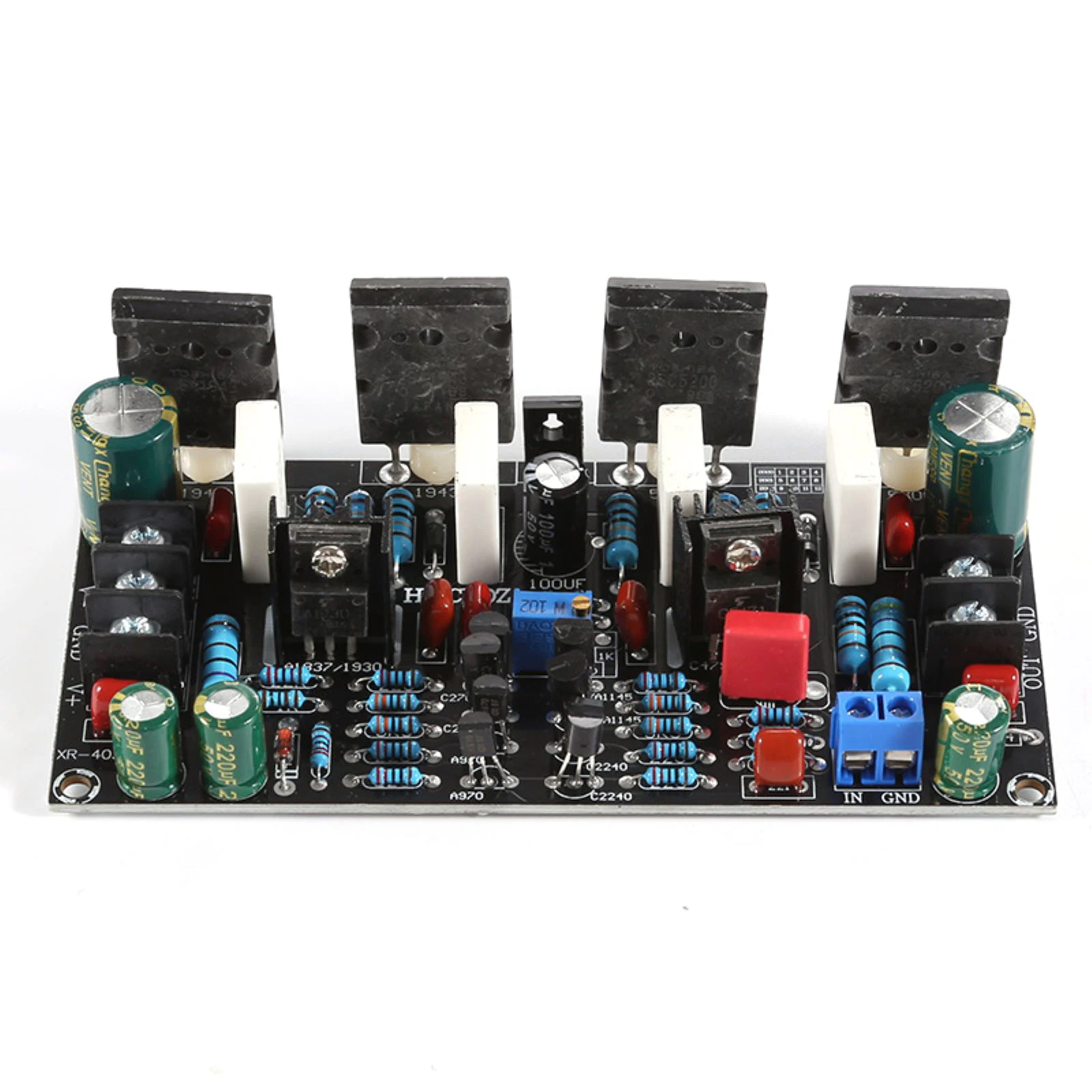 200W Mono Amplifier Board 1943+5200 HiFi Power Amp Module DC±20-90V 300W Max for Speaker DIY Home Theater
200W Mono Amplifier Board 1943+5200 HiFi Power Amp Module DC±20-90V 300W Max for Speaker DIY Home Theater