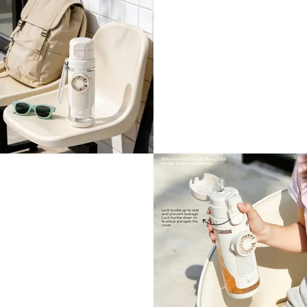 L9BE Nontoxic Water Container With Two Drinking Option And Attached Fan
L9BE Nontoxic Water Container With Two Drinking Option And Attached Fan