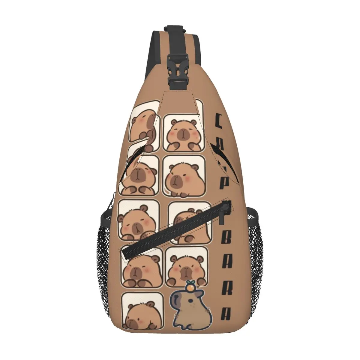 Custom Cute Capybara Sling Crossbody Backpack for Women Men Waterproof For Cycling Daypack Printing Shoulder Backpack
Custom Cute Capybara Sling Crossbody Backpack for Women Men Waterproof For Cycling Daypack Printing Shoulder Backpack