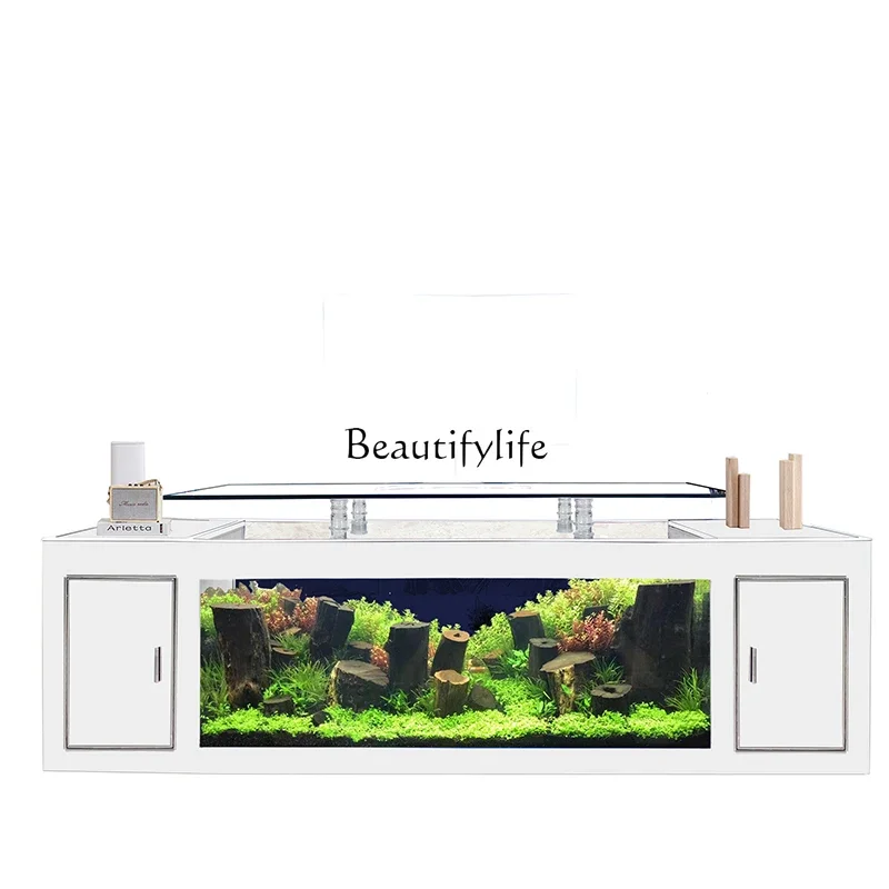 FG44TV cabinet fish tank living room floor-to-ceiling large, medium and small ecological glass water-free golden dragon fish tan
FG44TV cabinet fish tank living room floor-to-ceiling large, medium and small ecological glass water-free golden dragon fish tan