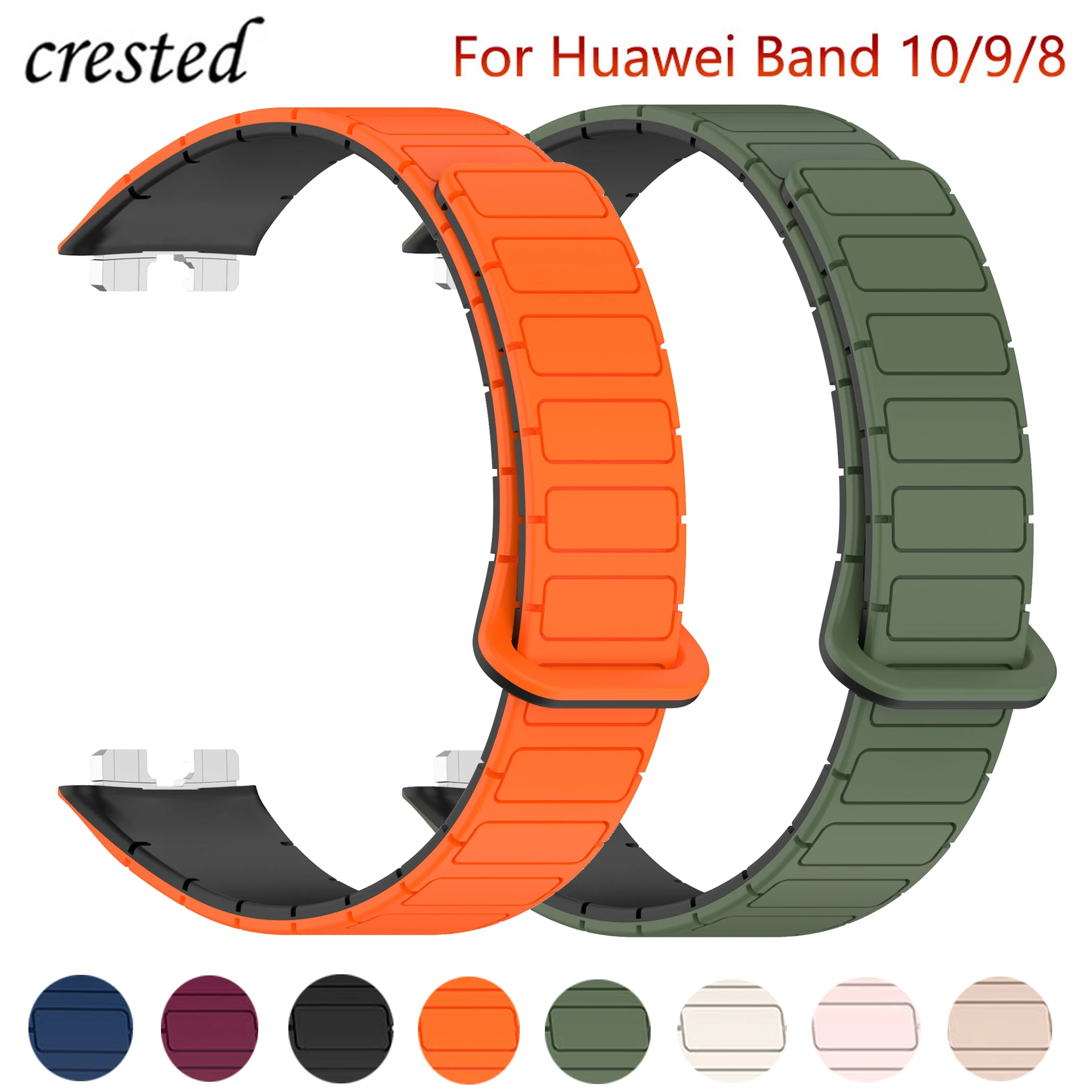 Magnetic Loop straps For Huawei Band 10/9/8 Strap Accessories Sport Silicone bracelet pulseira correa for Huawei Bands 9 8 NFC
Magnetic Loop straps For Huawei Band 10/9/8 Strap Accessories Sport Silicone bracelet pulseira correa for Huawei Bands 9 8 NFC