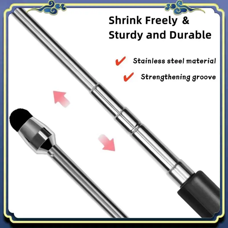 Portable 2X Universal Telescopic Stylus Pen For Touch Screens,Retractable Pointer Stick & Stylus With Special Flocking Tip(Black
Portable 2X Universal Telescopic Stylus Pen For Touch Screens,Retractable Pointer Stick & Stylus With Special Flocking Tip(Black