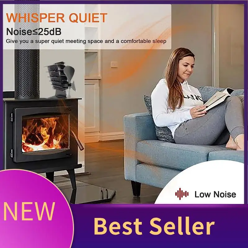 For Wood/Log Burner/Fireplace Wood Stove Fan Fireplace Fan Powered Fireplace Fans Small Designed 3 Blades Heat Black TP2006-3
For Wood/Log Burner/Fireplace Wood Stove Fan Fireplace Fan Powered Fireplace Fans Small Designed 3 Blades Heat Black TP2006-3