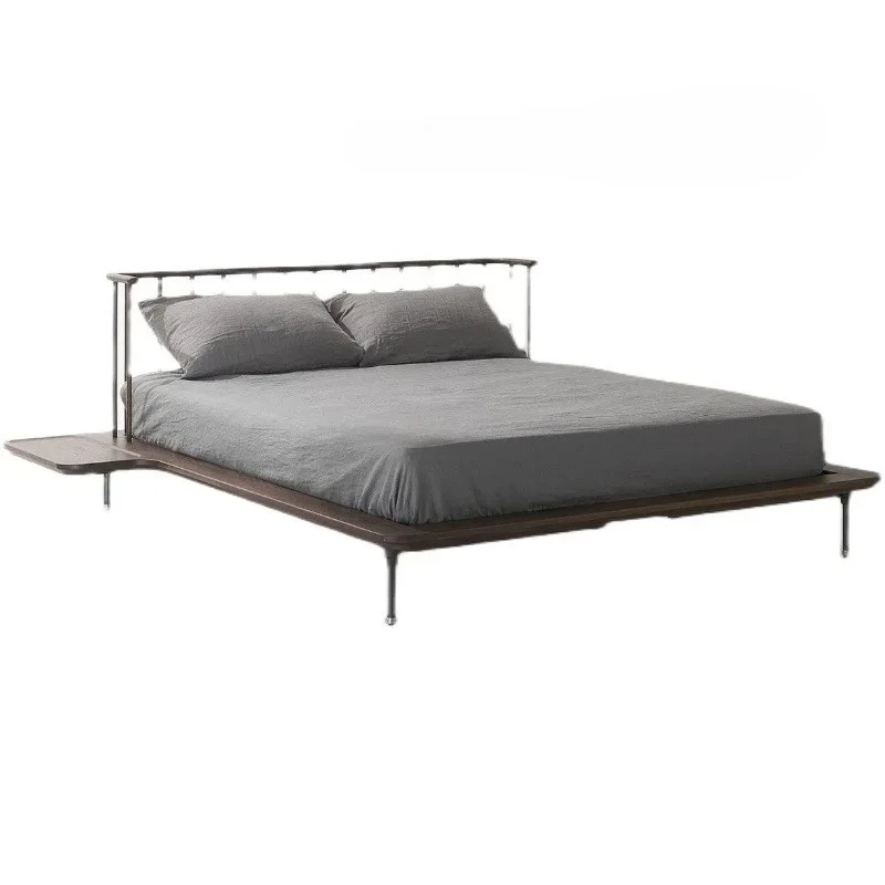 Japanese-style creative bed Modern minimalist bedroom Solid wood bed Designer 1.8 meters Double bed
Japanese-style creative bed Modern minimalist bedroom Solid wood bed Designer 1.8 meters Double bed