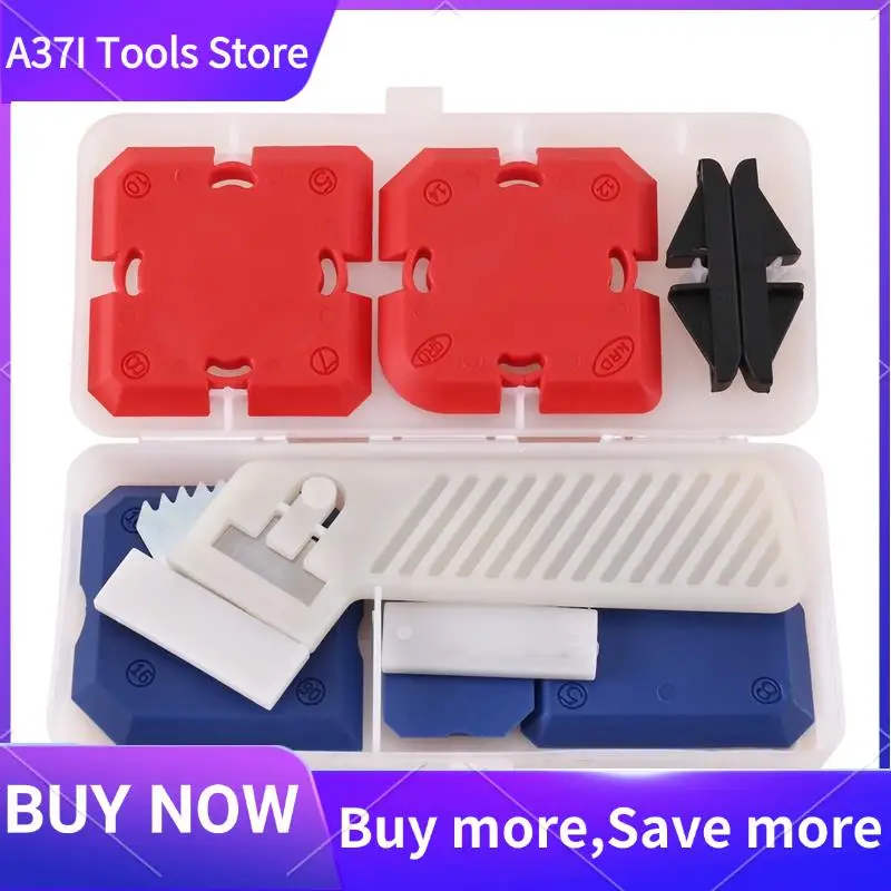 1Set Caulking Tool Kit With Sealant Finishing Tools And Caulk Removal Tools Easy Silicone Caulking With Guides Plastic+Metal
1Set Caulking Tool Kit With Sealant Finishing Tools And Caulk Removal Tools Easy Silicone Caulking With Guides Plastic+Metal