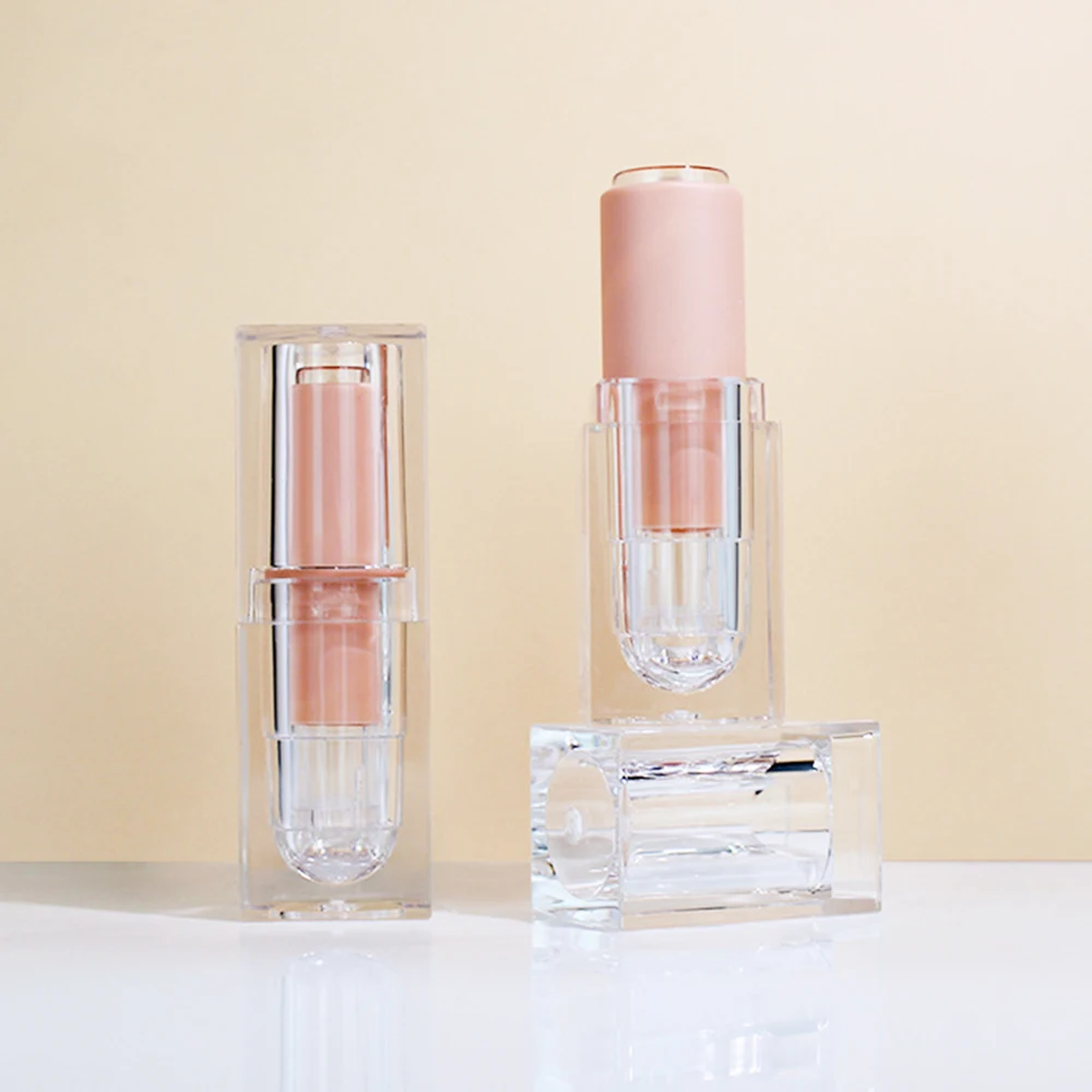 Homemade Frosted Cosmetic Crystal Transparent Square Lipstick Tube Empty Lipstick Bottles Refillable Containers Lip Balm Tube
Homemade Frosted Cosmetic Crystal Transparent Square Lipstick Tube Empty Lipstick Bottles Refillable Containers Lip Balm Tube