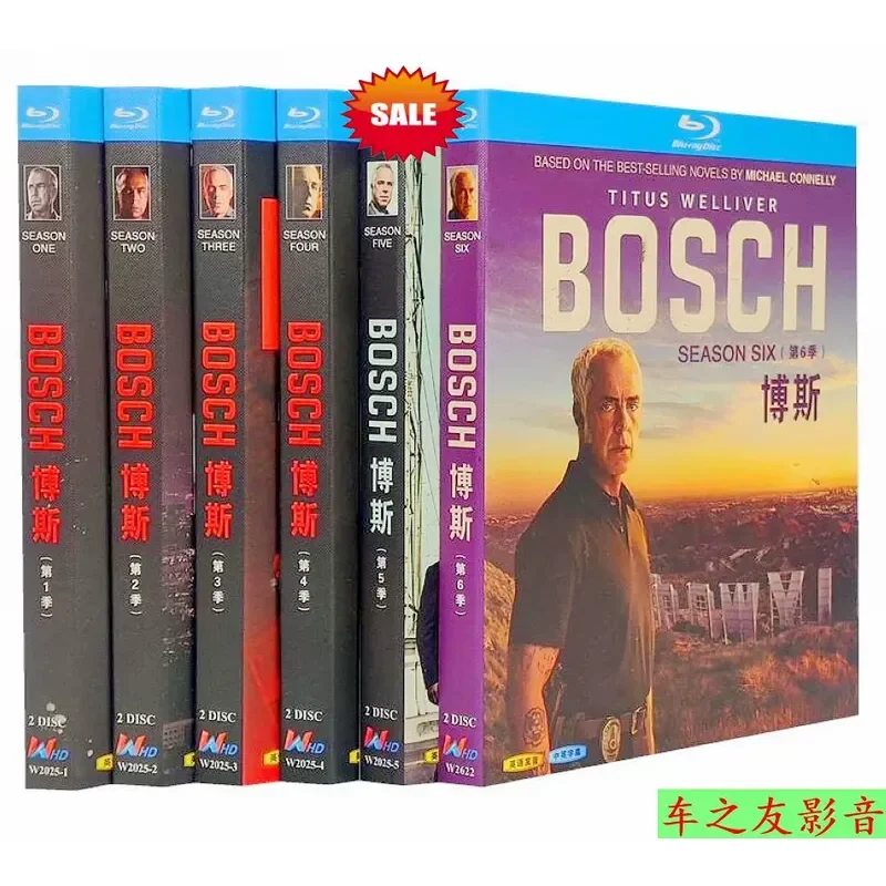 BD Blu-ray American Drama Bosch Bosch Seasons 1-6 1080P Non-DVD Disc
BD Blu-ray American Drama Bosch Bosch Seasons 1-6 1080P Non-DVD Disc