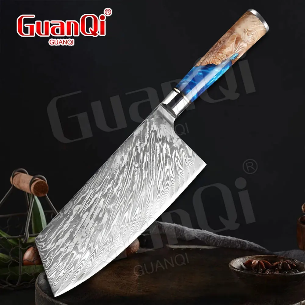 Laser Damascus Pattern Cleaver knife Razor Sharp Slicing Knife Meat Chopping Knife Chef knife Cleaver Slicing Utility Knife
Laser Damascus Pattern Cleaver knife Razor Sharp Slicing Knife Meat Chopping Knife Chef knife Cleaver Slicing Utility Knife