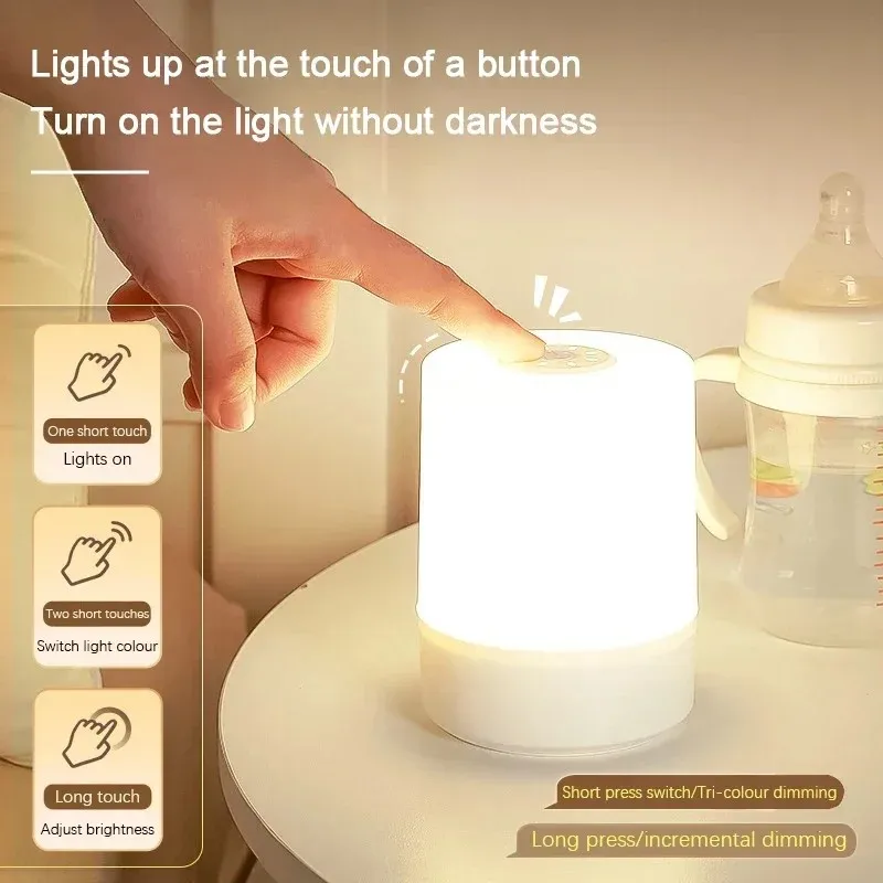LED Charging Touch Patting Light for Nighttime Nursing, Remote Control Bedside Lamp, Dormitory Ambiance Night Light
LED Charging Touch Patting Light for Nighttime Nursing, Remote Control Bedside Lamp, Dormitory Ambiance Night Light