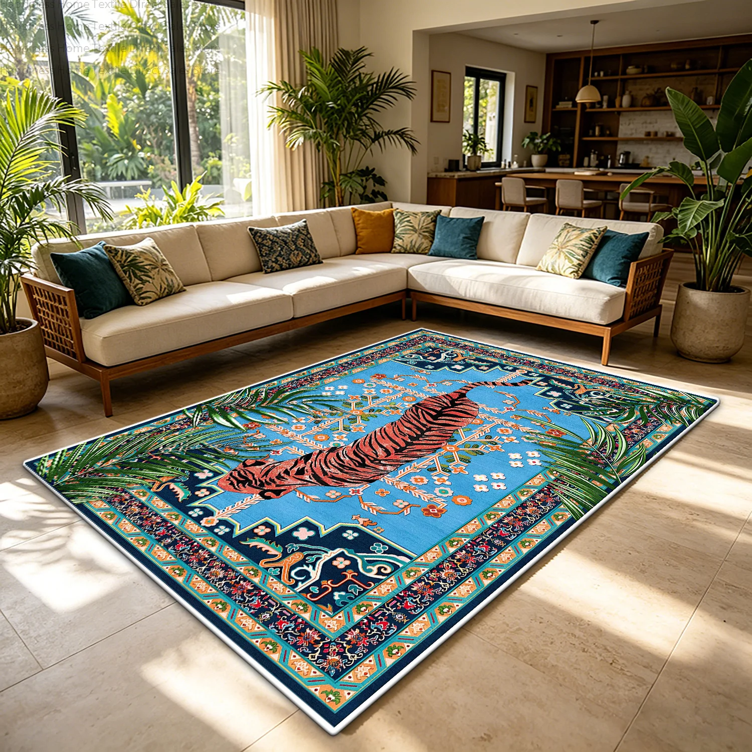 Retro Jungle Tiger Print Living Room Carpet Washable Antiskid American Office Coffee Table Mat Soft Fluffy Bedroom Big Size Rug
Retro Jungle Tiger Print Living Room Carpet Washable Antiskid American Office Coffee Table Mat Soft Fluffy Bedroom Big Size Rug