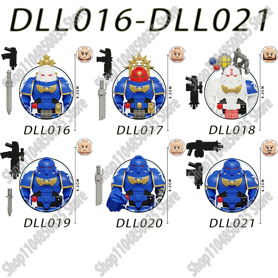 NEW DLL016 DLL017 DLL018 40k Game Series Assembled 8.2CM Building Blocks Bricks Action Figures For Childrens Educational Toys
NEW DLL016 DLL017 DLL018 40k Game Series Assembled 8.2CM Building Blocks Bricks Action Figures For Childrens Educational Toys