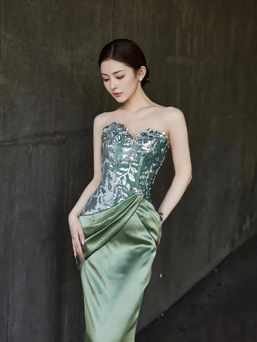 Ele een Chinese Sle Morning Robe for Women Wedding Dr High End Luxury Bridal Gown Cusizable for Engagement And ...
Ele een Chinese Sle Morning Robe for Women Wedding Dr High End Luxury Bridal Gown Cusizable for Engagement And ...