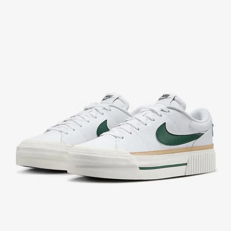 Nike's New Lightweight, Comfortable, and Durable Shoes That Make Legs Look Longer, Suitable for Everyday Wear, Women's Thick-Soled Sneakers, Court Legacy Lift Classic Tennis-Style Supportive Travel Flat Shoes, White and Green Eye-Catching Color-Blocking R
Nike's New Lightweight, Comfortable, and Durable Shoes That Make Legs Look Longer, Suitable for Everyday Wear, Women's Thick-Soled Sneakers, Court Legacy Lift Classic Tennis-Style Supportive Travel Flat Shoes, White and Green Eye-Catching Color-Blocking R