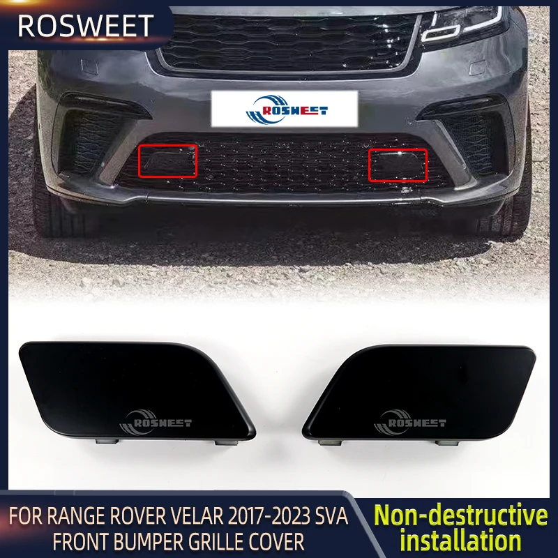 ROSWEET Front Bumper Grille Hook Cap Cover For Land Rover Range Rover Velar SVA L560 2017-2023 Car Accessories LR126782 LR126781
ROSWEET Front Bumper Grille Hook Cap Cover For Land Rover Range Rover Velar SVA L560 2017-2023 Car Accessories LR126782 LR126781