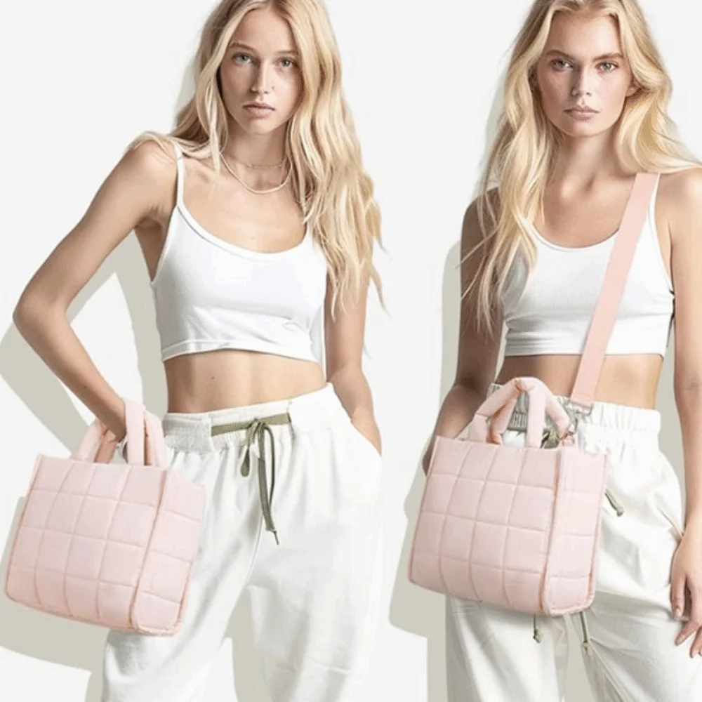 Легкая стеганая большая сумка со съемным ремнем, сумка-пуховик с несколькими карманами, большая вместительная сумка через плечо на молнии, дорожная сумка
Легкая стеганая большая сумка со съемным ремнем, сумка-пуховик с несколькими карманами, большая вместительная сумка через плечо на молнии, дорожная сумка