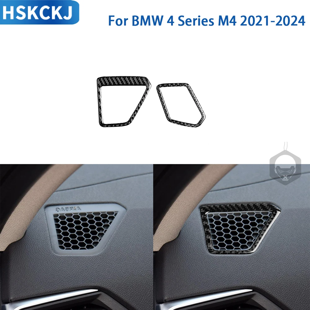 For BMW 3 4 Series M4 G20 2021-2024 Car Accessories Carbon Fiber Interior Instrument Air Outlet Cover Trim Sticker Modification
For BMW 3 4 Series M4 G20 2021-2024 Car Accessories Carbon Fiber Interior Instrument Air Outlet Cover Trim Sticker Modification