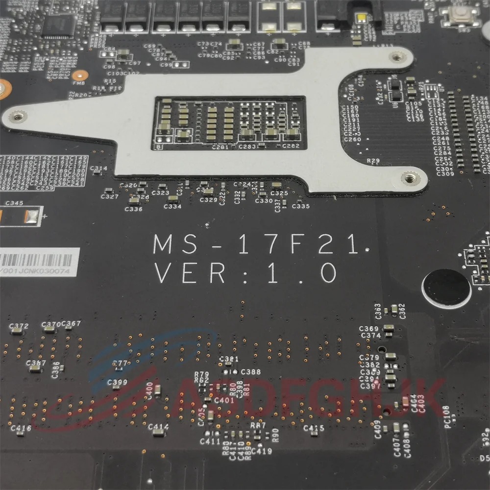 MS-17F21For MSI GF75 Thin 9SC MS-17F21 Laptop Motherboard With i5-9300H i7-9750H CPU GTX1050MTI GTX1650 GTX1650TI 4GB Video Card
MS-17F21For MSI GF75 Thin 9SC MS-17F21 Laptop Motherboard With i5-9300H i7-9750H CPU GTX1050MTI GTX1650 GTX1650TI 4GB Video Card