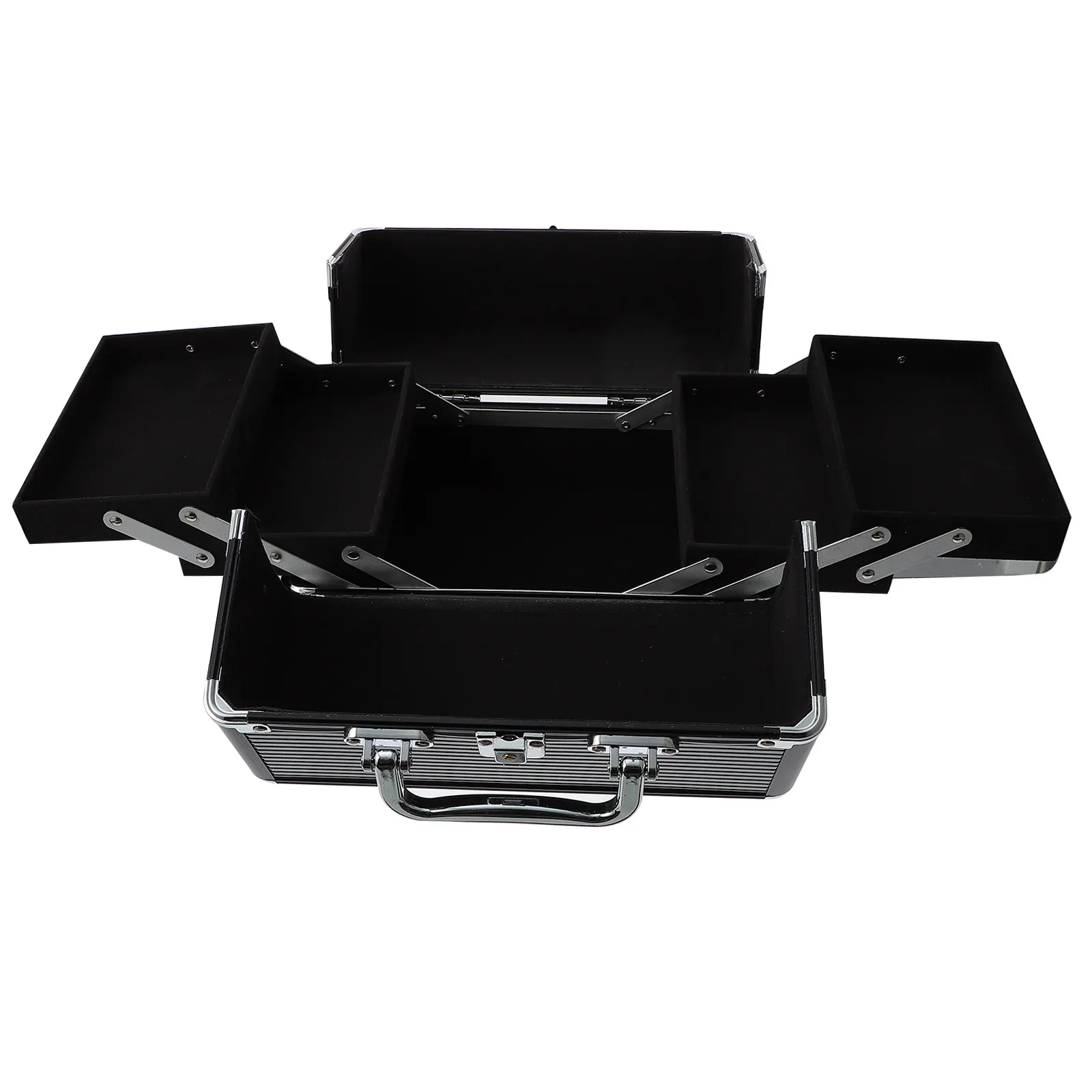 Большой портативный кейс для косметики, металлический органайзер для кистей, дорожная сумка для туалетных принадлежностей, контейнер для косметических инструментов
Большой портативный кейс для косметики, металлический органайзер для кистей, дорожная сумка для туалетных принадлежностей, контейнер для косметических инструментов