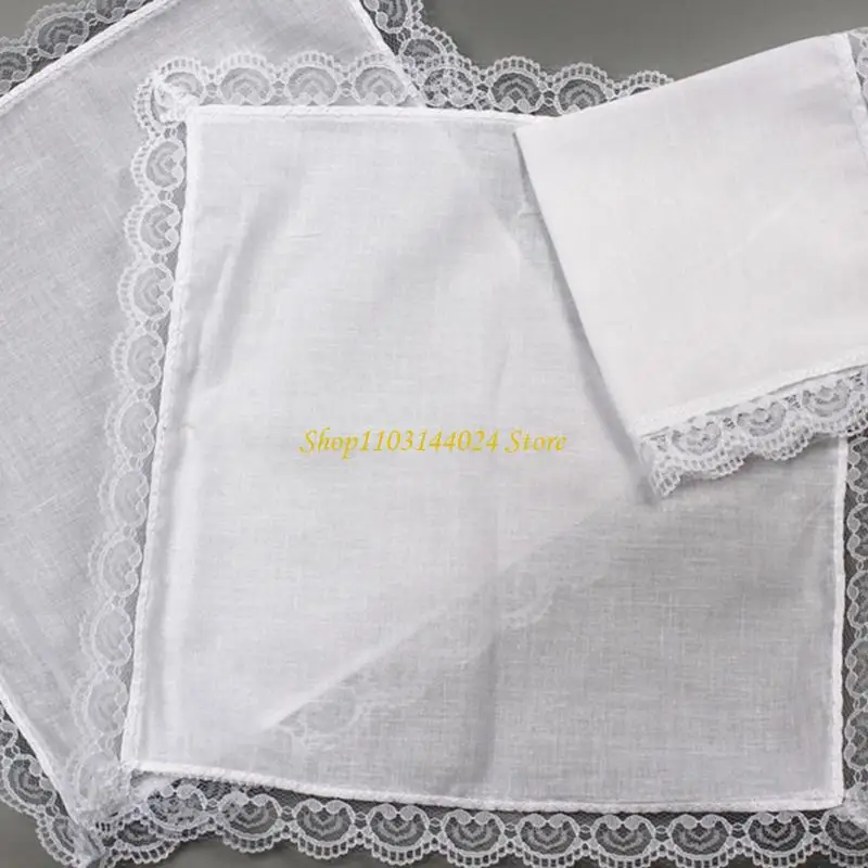 N5KE Lightweight White Handkerchief Cotton Lace Trim Super Soft Washable Chest Towel
N5KE Lightweight White Handkerchief Cotton Lace Trim Super Soft Washable Chest Towel