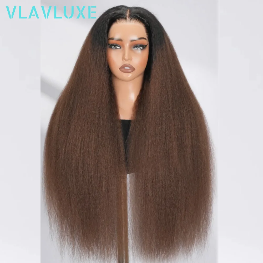 13x4 HD Lace Front Kinky Straight Ombre Colored Human Hair Wigs Wear And Go Pre Plucked 400 Density 34 Inch Color Wig For Women
13x4 HD Lace Front Kinky Straight Ombre Colored Human Hair Wigs Wear And Go Pre Plucked 400 Density 34 Inch Color Wig For Women