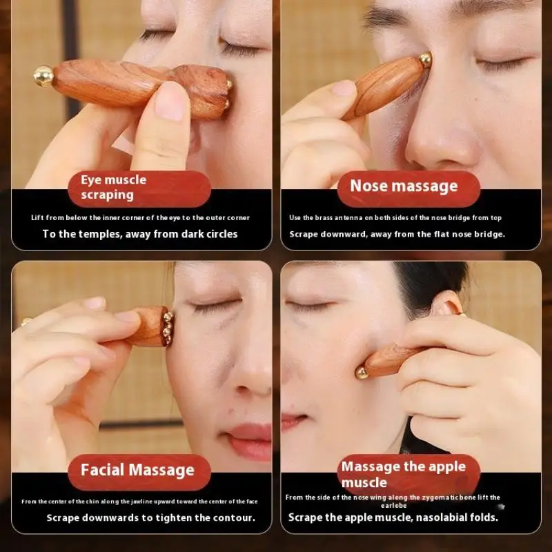 Lotus Seedpod Beauty Professional Brass & Rosewood Facial Gua Sha Tool Eye Relaxation Spot Meridians Acupoint Massage Handheld
Lotus Seedpod Beauty Professional Brass & Rosewood Facial Gua Sha Tool Eye Relaxation Spot Meridians Acupoint Massage Handheld