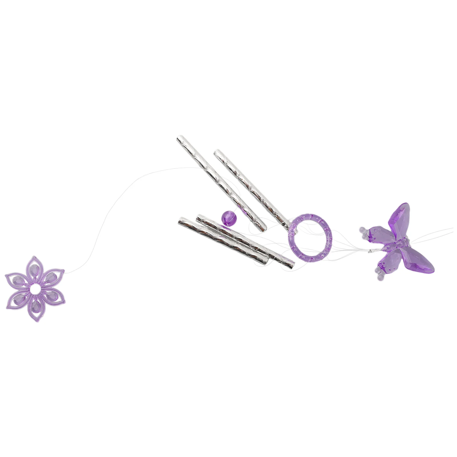 Yard and Garden Decorative Wind Chimes Featuring Butterfly Ornament and Metal Tubes for Outdoor Home Decoration
Yard and Garden Decorative Wind Chimes Featuring Butterfly Ornament and Metal Tubes for Outdoor Home Decoration